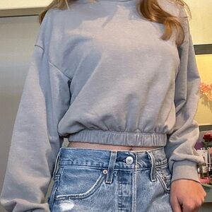 H&M Gray Sweatshirt Relaxed Fit
